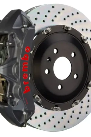 Price Drop Brembo 19+ Model X (Excl Plaid) Fr GTS BBK 6Pis Cast 380x34 2pc Rotor Drilled-Black HA