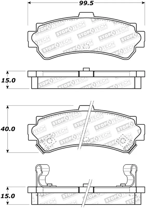 StopTech Street Brake Pads Fan Favorite
