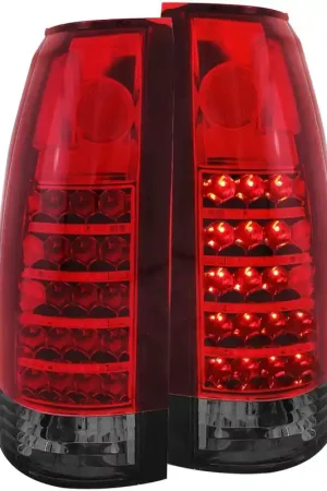 Must Have ANZO 1999-2000 Cadillac Escalade LED Taillights Red/Smoke