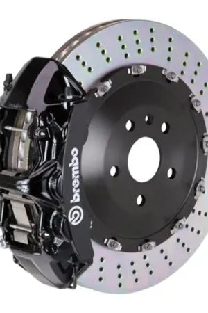 Brembo 17+ LC500/18+ LS500 Front GT BBK 6 Piston Cast 405x34 2pc Rotor Drilled-Black Budget