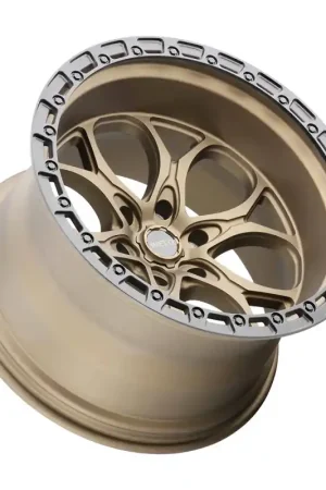 In Demand Weld Off-Road W106 20X12 Ledge 6X139.7 ET-44 BS4.75 Satin Bronze / Black Ring 106.1