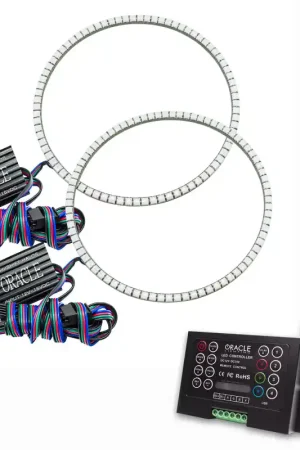 Premium Oracle Jeep Wrangler TJ 97-06 LED Waterproof Halo Kit - ColorSHIFT w/ 2.0 Controller