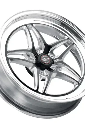 Weld S81 20x10.5 / 5x115 BP / 5.3in BS Black Wheel (High Pad) - Non-Beadlock Mega Sale