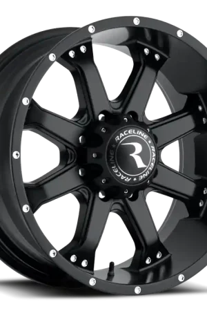 Raceline 991B Assault 20x9in / 5x139.7 BP / 18mm Offset / 106.5mm Bore - Satin Black Wheel Worldwide Shipping