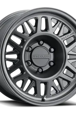 Raceline 451B Ryno 17x8.5in / 6x120 BP / 0mm Offset / 67.1mm Bore - Satin Black Wheel New Arrival