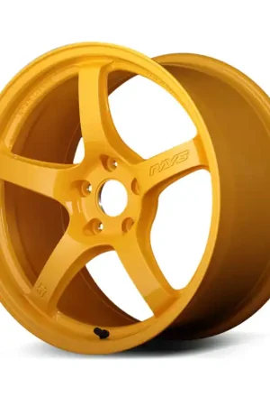 Gram Lights 57CR 18x9.5 +38 5x114.3 Mach Yellow Direct From Factory