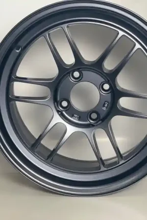 Enkei RPF1 15x8 4x100 28mm Offset 5 Hub Bore Gunmetal Wheel - 11.64Lbs (MOQ 40) Weekend Sale