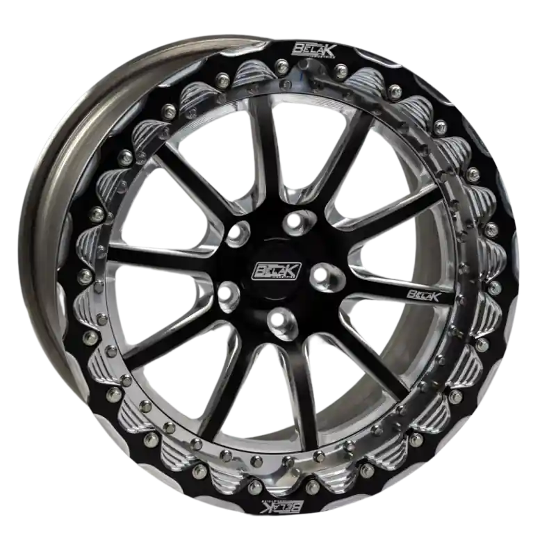 Free Delivery Belak 15x9 / 6in BS / 5x4.75 BP / High Pad / Series 4 Wheel - Single Beadlock