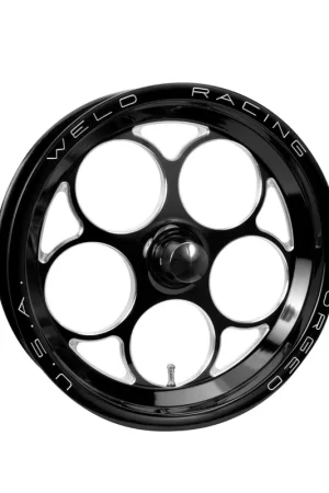 Must Have Weld Magnum 1-Piece 15x3.5 / Anglia Spindle MT / 1.75in. BS Black Wheel - Non-Beadlock