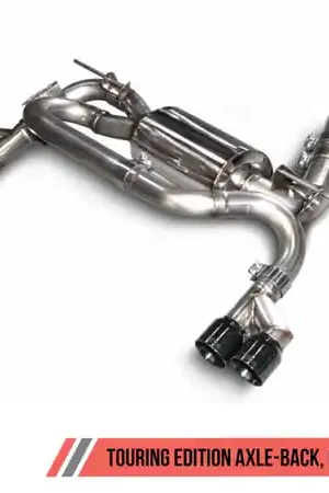 Price Cut AWE Tuning BMW F3X 28i / 30i Touring Edition Axle-Back Exhaust Single Side - 80mm Silver Tips