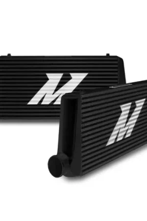Clearance Mishimoto Universal Black S Line Intercooler Overall Size: 31x12x3 Core Size: 23x12x3 Inlet / Outlet