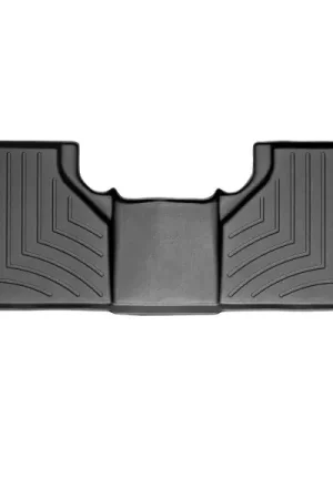 WeatherTech 13+ Land Rover Range Rover Evoque Rear FloorLiner w/ 2nd Row Retention - Black Best Choice