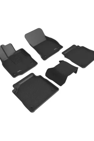 3D MAXpider 18-20 Lexus Ls Series Kagu Floor Mat- Black R1 R2 Affordable