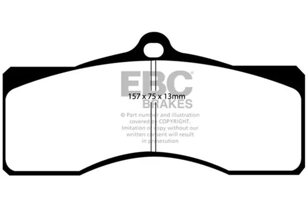 Popular EBC 68-69 Chevrolet Camaro (1st Gen) 4.9 Bluestuff Front Brake Pads