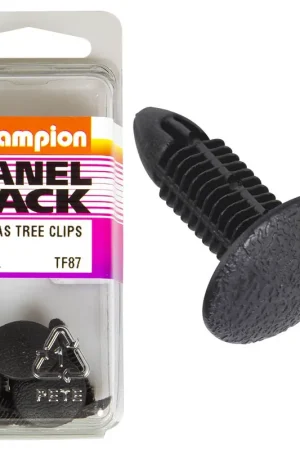 Viral Champion Fasteners Christmas Tree Clips (18mm Head, 23mm Length, 7mm Stem) - Pack of 5 - TF87