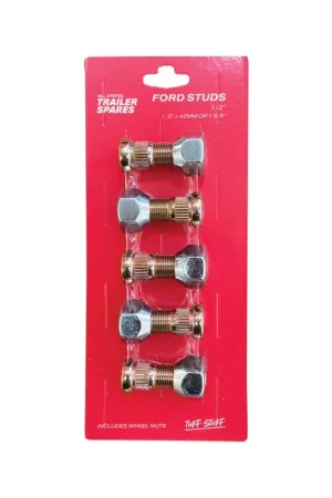 Buy Online ASTSS Set of 5 Studs and Nuts to Suit Ford Pattern - 1\\/2\\