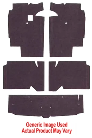 Authentic Insulation Sound Deadener Kit for 1961-64 Pontiac Catalina Hardtop 2DR Standard