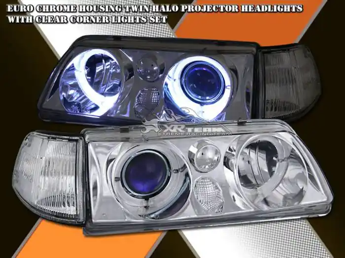 Best Choice ChromeDual Halo Headlights With Corner