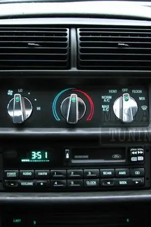 Reduced Price Ford Mustang Stack Racing Polished Billet AC Knobs - 54008