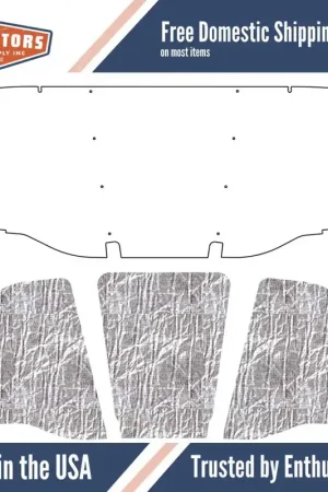 Hot Deal Hood Insulation Pad Heat Shield for 1967-1968 Chevrolet Truck