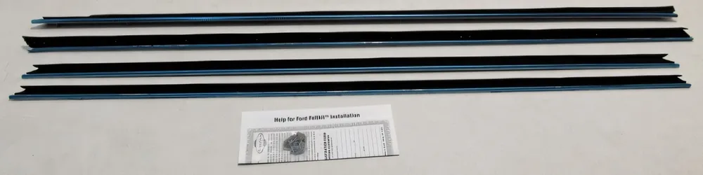 Buy Today Window Sweeps Weatherstrip for 1968-1969 Ford Ranchero Black Front Left Right