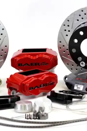 Best Price Baer Brakes 4261369R Baer Brakes 11" SS4+ Front Brake Kit, Red, SDZ, Std. Studs