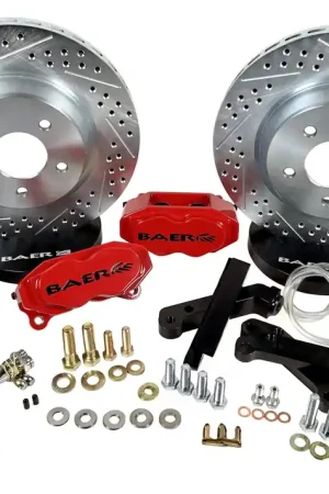 Mega Sale Baer Brakes 4301526B-X1 Baer Brakes 13" SS4 Front Brake Kit, Black, SDZ, ARP Studs