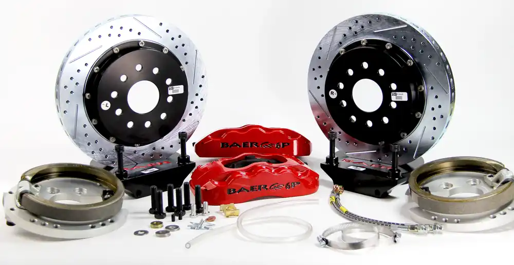 Weekend Sale Baer Brakes 4302412CY-1 Baer Brakes 13" Pro+ Rear Brake Kit, Comp Yellow, Slot
