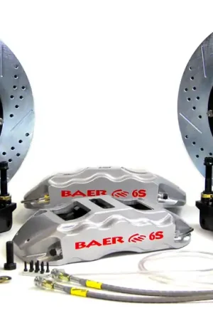 Baer Brakes 4501000S Baer Brakes 14" Pro+ Front Brake Kit - Silver Viral