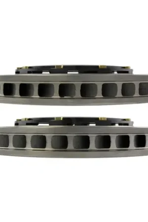 Limited Offer StopTech 09-11 Nissan GT-R AeroRotor 2pc Drilled and Zinc Plated Front Rotor (Pair)