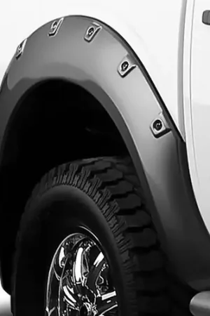 No Minimum Order Bushwacker 2017-2024 Ford F-250 Super Duty Pocket Style Flares 2pc - Black #20106-02