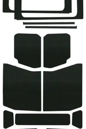Big Sale DEI 2018-2025 Jeep Wrangler JL 4-Door Headliner Complete Kit 13-pc - Black - 50178