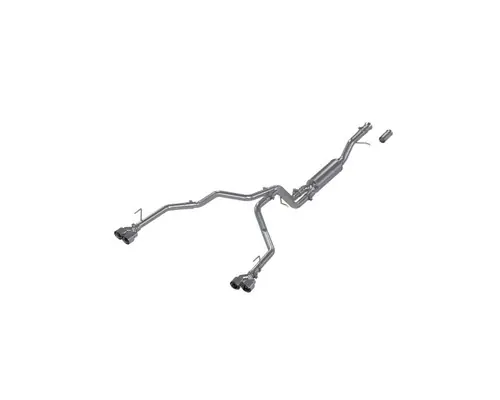 Top Rated MBRP 2021-2026 Chevy Tahoe / GMC Yukon (5.3L / 6.2L) Aluminum 3in Cat-Back Dual Split Exhaust - Quad Stainless Steel Tips(AT4 / Denali / RST / High Country / Z71) - S5057AL