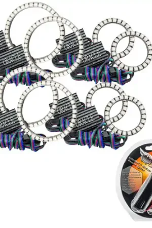 Oracle Vector Jeep Wrangler JK Grille Halo Kit - ColorSHIFT New Release