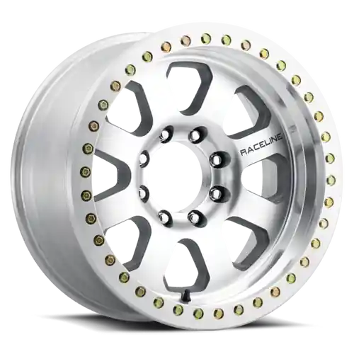 Order Now Raceline RT260M Avenger 20x10in / 8x170 BP / -25mm Offset / 130.81mm Bore - Machined Beadlock Wheel