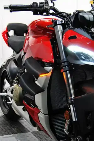 New Rage Cycles 2022-2024 Ducati Streetfighter V4 / 2020-2024 V2 Front Turn Signals Budget