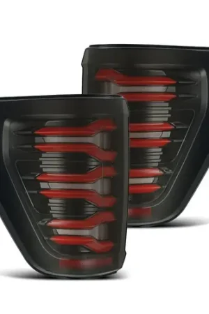 AlphaRex 21-22 Ford F-150 LUXX LED Tailights Black/Red Price Drop