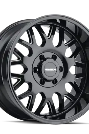 Direct From Manufacturer Mayhem 8110 Tripwire 20x9 / 8x165.1 BP / 0mm Offset / 130.8mm Hub Black w/ Milled Spokes Wheel