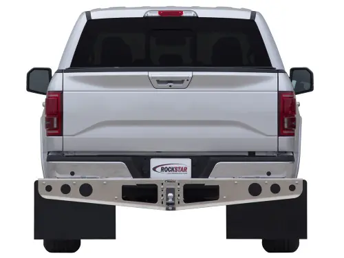 Reduced Price Access Rockstar 17-19 Ford F-250/F-350 Smooth Mill Finish Hitch Mounted Mud Flaps #A1010071