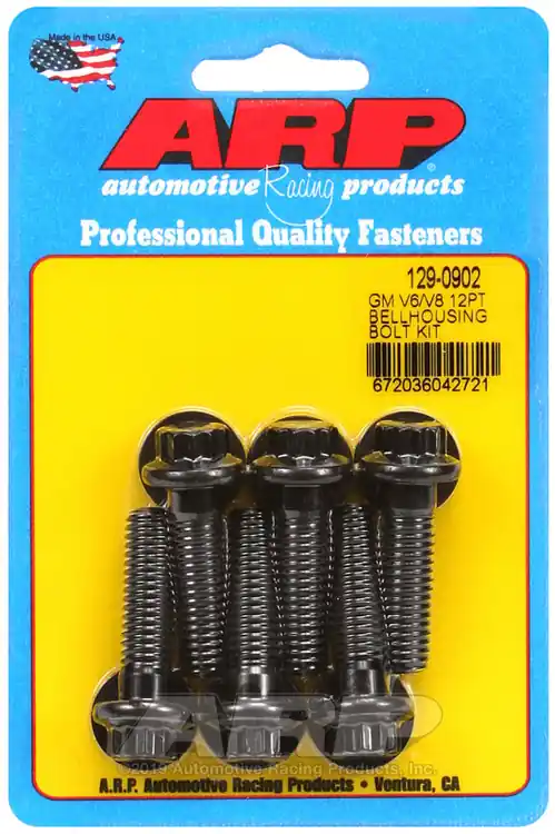 ARP GM V6/V8 12pt Bellhousing Bolt Kit - High-Strength Automotive Fasteners Authentic