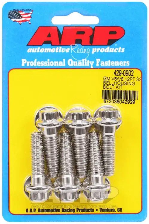 ARP GM V6/V8 SS 12pt Bellhousing Bolt Kit - High-Performance Automotive Fasteners Authentic