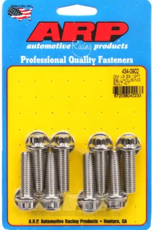 ARP GM LS 12pt Bellhousing Bolt Kit - High-Strength Fasteners for Chevrolet LS Engines- 434-0902 Free Delivery