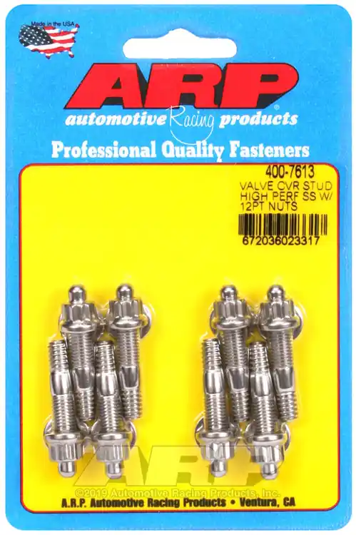 ARP Hi-Performance Stainless Steel 12-Point Valve Cover Stud Kit- 400-7613 No Minimum Order