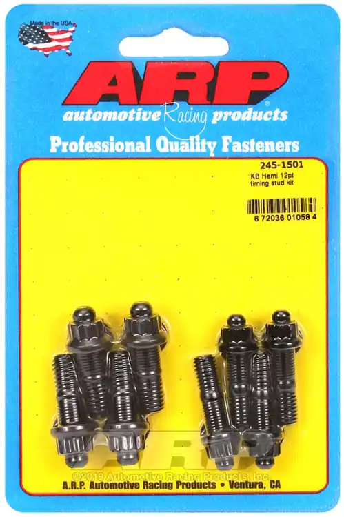 Worldwide Shipping ARP KB Hemi 12pt Timing Stud Kit - Durable Precision Engine Fasteners