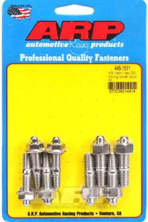 New Arrival ARP KB Hemi SS Hex Timing Cover Stud Kit - High-Strength Automotive Engine Fasteners