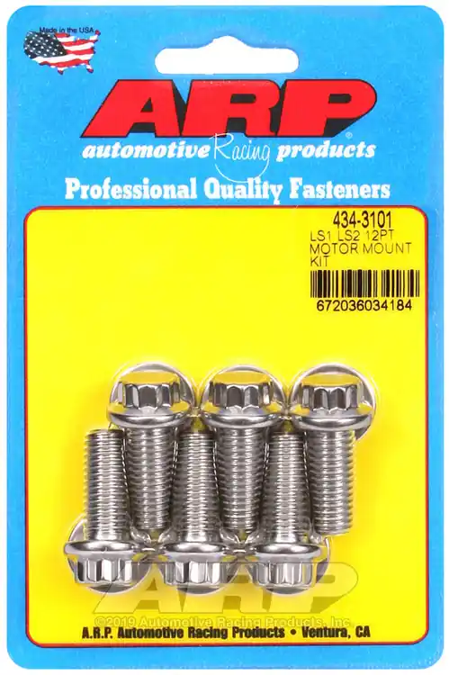 Buy Online ARP LS1 LS2 SS 12pt Motor Mount Bolt Kit - High-Performance Engine Mounting Hardware for Chevrolet LS Engines
