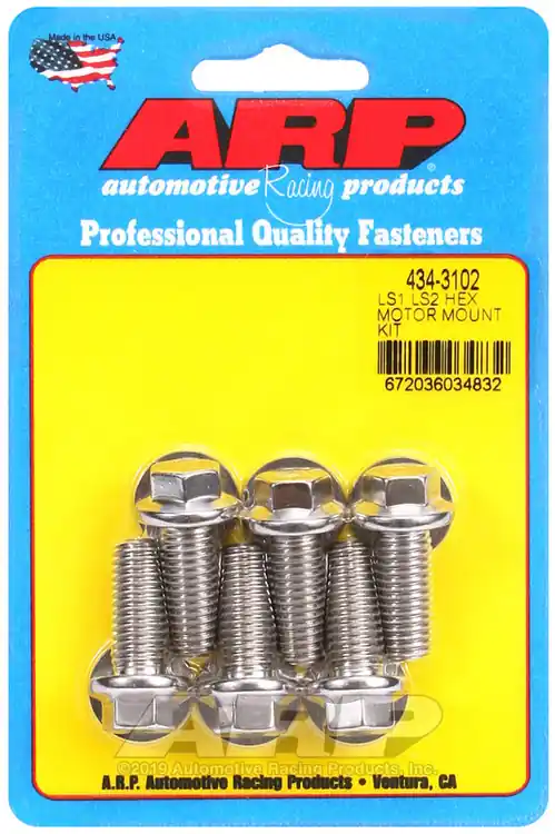 No Minimum Order ARP LS1 LS2 SS Hex Motor Mount Bolt Kit for Chevrolet Engine Applications