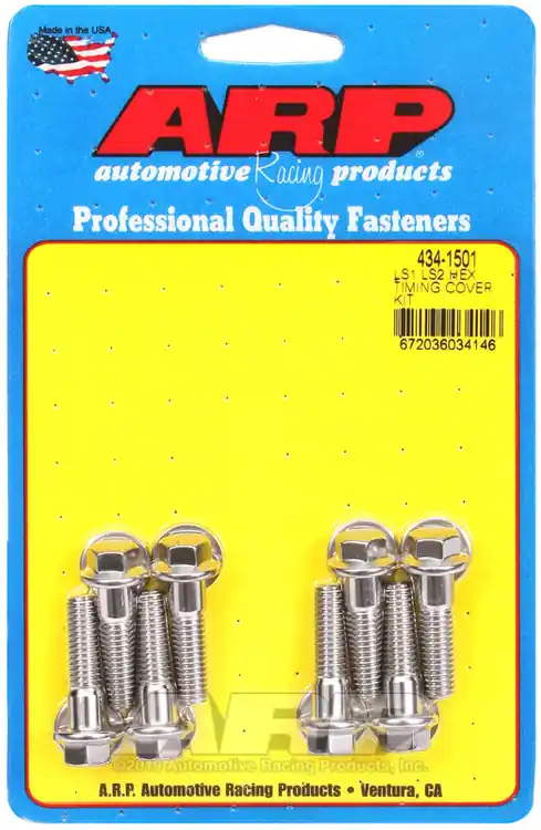 ARP LS1 LS2 SS Hex Timing Cover Bolt Kit - High-Performance Automotive Fasteners for Chevrolet LS Engines No Minimum Order