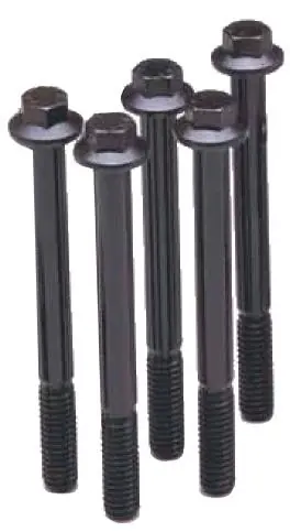 Viral ARP M8 x 1.25 x 3.54 Inch Hex Black Oxide Bolts for Automotive Applications