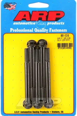 ARP M8 x 1.25 x 85 Hex Black Oxide Bolts for Automotive Applications Low Price